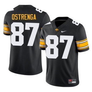 Black #87 Men's College Football Addison Ostrenga NCAA Hawks Jersey 237921-950
