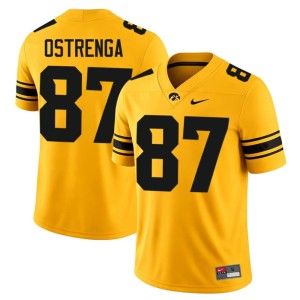 Gold #87 Limited College Football Iowa Hawkeyes Men's Addison Ostrenga Jersey 390981-206