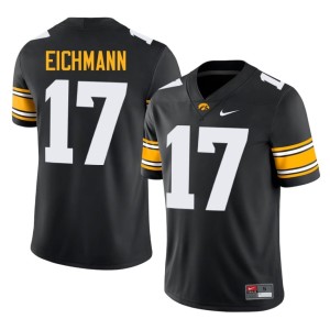 Black #17 University of Iowa Athletics Game Men's Alex Eichmann College Football Jerseys 885602-681
