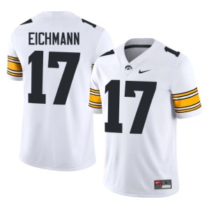 White Alex Eichmann Men's 2026-27 IOWA College Football #17 Jerseys 492425-651