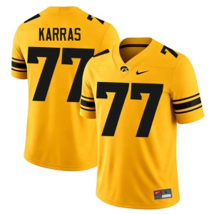 Gold Alex Karras 2026 Men College Football IOWA Hawkeyes #77 Jersey 868317-140