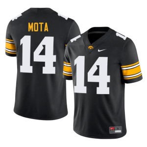 Black Hawks Mens University #14 Alex Mota College Football Jersey 518817-559