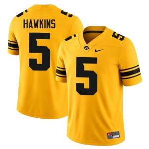 Gold Alumni Anthony Hawkins Men #5 College Football Iowa Jerseys 528926-950