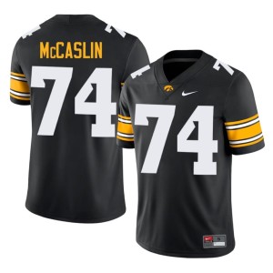 Black Men Iowa Stitched College Football #74 Bodey McCaslin Jerseys 342912-293
