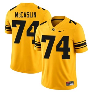 Gold College Football Bodey McCaslin 2026-27 U of I #74 Men's Jersey 392060-149