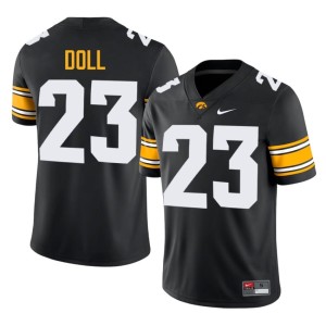 Black Player University of Iowa Athletics College Football #23 Brevin Doll Men Jersey 360127-759