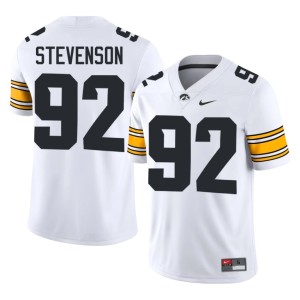 White Official #92 Men's Iowa Brice Stevenson College Football Jerseys 736824-783