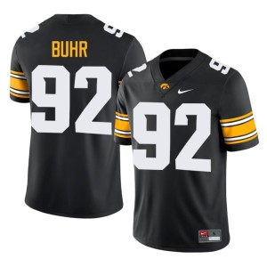 Black #92 Caden Buhr Limited Mens College Football Iowa Hawkeyes Jerseys 206877-197