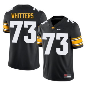 Black Hawkeyes High School Colin Whitters Mens #73 College Football Jerseys 993263-547
