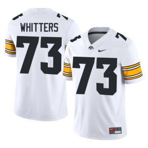White Colin Whitters College Football IOWA #73 2026-27 Mens Jerseys 325106-816