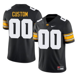 Black 2026-27 #00 Mens Custom College Football Hawkeyes Jerseys 676368-651