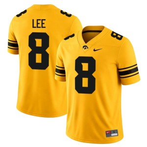 Gold Men's Hawks College Football Deshaun Lee #8 2026-27 Jersey 925681-872