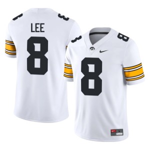 White Men Deshaun Lee Stitched Iowa #8 College Football Jersey 936540-279