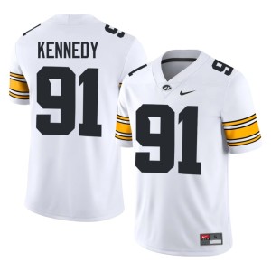 White College Football #91 Men's Game Devan Kennedy Iowa Hawkeyes Jerseys 862666-362