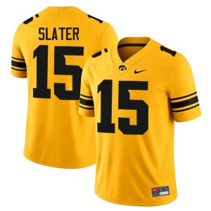 Gold Men Limited IOWA Hawkeyes College Football #15 Duke Slater Jersey 788478-347