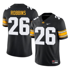 Black Mens Eli Robbins Limited Hawkeyes College Football #26 Jersey 362236-194