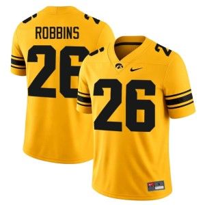 Gold NCAA U of I Men's College Football Eli Robbins #26 Jerseys 148950-326