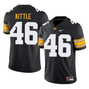 Black College Football George Kittle #46 Official Men IOWA Hawkeyes Jersey 486545-495