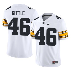 White IOWA #46 Mens Alumni George Kittle College Football Jerseys 262381-513