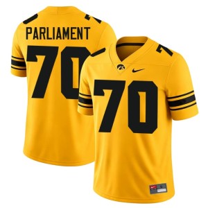 Gold University of Iowa Hudson Parliament #70 College Football NCAA Men's Jersey 446875-115