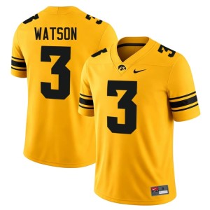 Gold Men's Jaylen Watson IOWA Hawkeyes 2026 #3 College Football Jerseys 258142-570