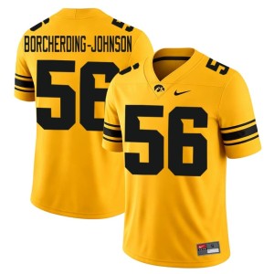 Gold Iowa Maddux Borcherding-Johnson College Football #56 Men's 2026 Jerseys 685880-963