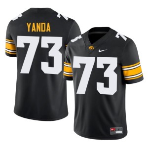 Black College Football #73 Stitched Men Marshal Yanda Iowa Hawkeyes Jerseys 570789-783