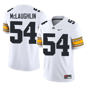 White Matty McLaughlin #54 Iowa Hawkeyes Mens Official College Football Jersey 374783-758