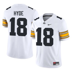 White #18 Micah Hyde College Football 2026-27 Hawkeyes Men Jerseys 971637-734