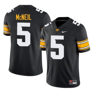 Black IOWA Nathan McNeil College Football #5 2026 Mens Jerseys 692693-979