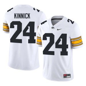 White University Nile Kinnick Mens Iowa College Football #24 Jersey 198891-550