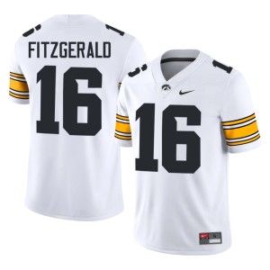 White Men Hawkeyes Stitched Ryan Fitzgerald College Football #16 Jersey 515153-804