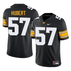 Black Men's Embroidery Iowa College Football #57 Will Hubert Jerseys 904205-397