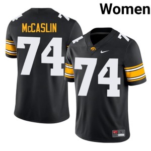 Black #74 Women's Alumni Hawks Bodey McCaslin College Football Jerseys 786735-799
