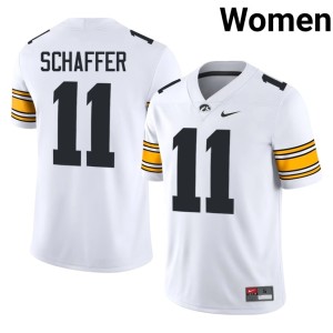 White College Football Game #11 Women's University of Iowa Brody Schaffer Jerseys 542123-661