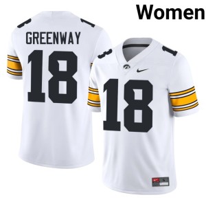 White College Football Chad Greenway IOWA Women #18 Player Jerseys 333697-650