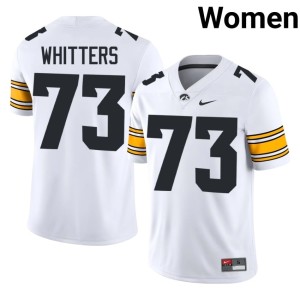 White Colin Whitters High School Women's #73 Iowa Hawkeyes College Football Jersey 101925-637