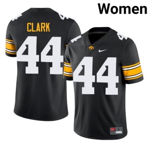 Black College Football Dallas Clark #44 Alumni Womens Hawkeyes Jerseys 121341-548