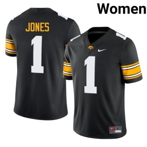 Black #1 IOWA Women Darion Jones College Football Alumni Jersey 448309-244