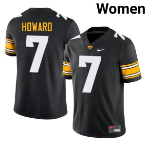 Black Dayton Howard Game Women IOWA Hawkeyes College Football #7 Jersey 608444-311