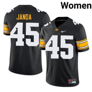 Black Hawks #45 College Football High School Jack Janda Womens Jerseys 421099-277