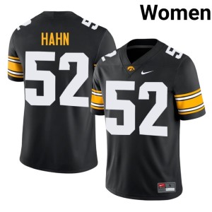 Black Womens College Football Stitched #52 IOWA Hawkeyes Will Hahn Jersey 831755-673