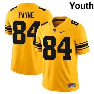 Gold Game College Football #84 Youth Apollo Payne Iowa Hawkeyes Jersey 687123-184