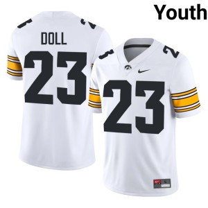 White 2026-27 Brevin Doll College Football #23 Hawks Youth Jersey 962331-195