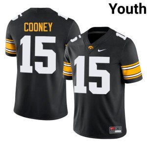 Black #15 Carson Cooney Youth U of I College Football 2026 Jersey 402553-615