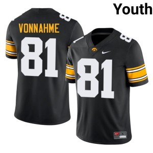 Black Official DJ Vonnahme College Football UIowa Youth #81 Jersey 556702-272