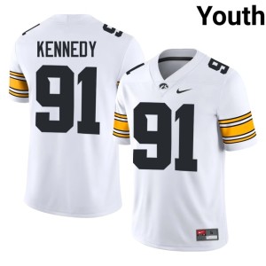 White College Football Youth University of Iowa Athletics Devan Kennedy 2026-27 #91 Jerseys 712549-635