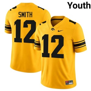 Gold Limited Diondre Smith #12 Youth Iowa College Football Jersey 440991-461