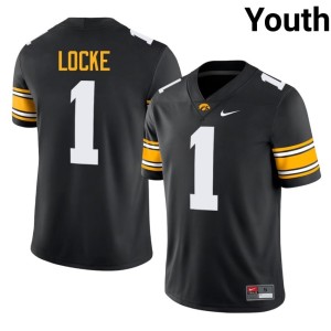 Black College Football #1 Youth IOWA Hawkeyes Gordon Locke 2026 Jersey 761206-921