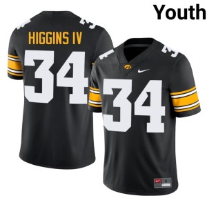 Black #34 Alumni Jay Higgins IV College Football Youth U of I Jersey 818436-191